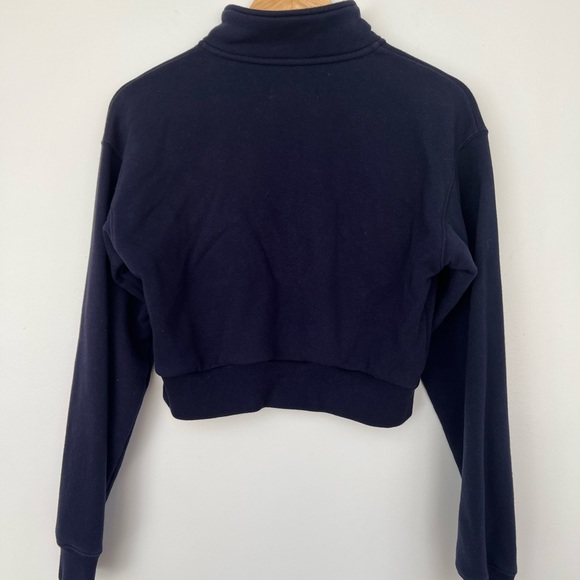 Aritzia 1/4 Zip Cropped Sweatshirt size XS - Picture 3 of 9